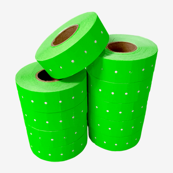 Etiquetas Verdes Fluorescentes